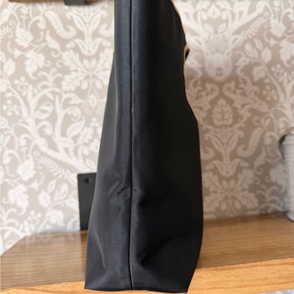 Kate Spade Made In Italy Vintage Handbag Nylon w/ Snake Skin Trim Polka Dot Int - Picture 9 of 17